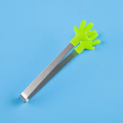 Yeni yaratıcı silikon gıda klipleri buz klipleri rahat paslanmaz çelik mini gıda klipleri aperatifler tatlı şeker küpü klipleri - 12