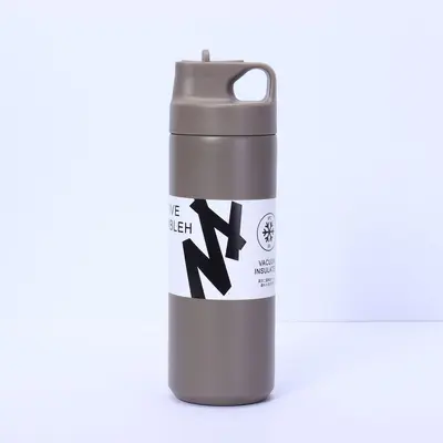 Stainless steel sports water bottle wide-mouth large capacity - 12