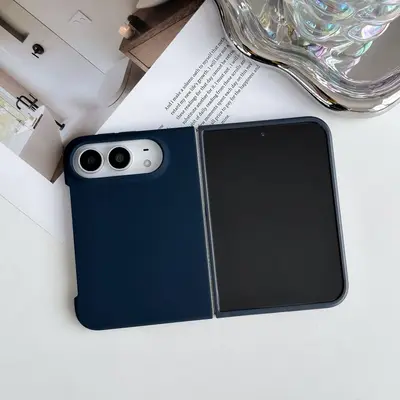 适用于IPhone Duo折叠液态硅胶手机壳磁吸前后保护壳膜一体保护套 - 9