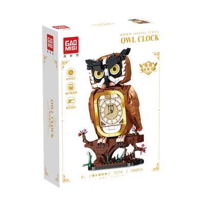 T2109 Retro Clock Building Block Set, Small Particle Decorative Assembly Toy - 12