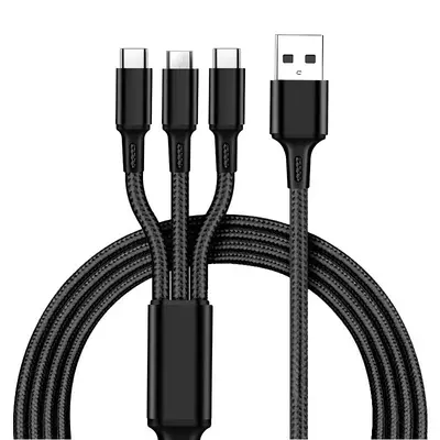Datenkabel ein bis drei Superfast Charging 100W Schnellladung passend für Apple Handykabel Android drei in einem 6A Ladekabel - 7