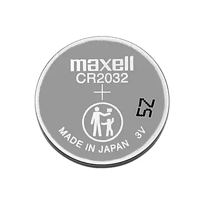 Maxell CR2032 3V Button Battery, Industrial Pack