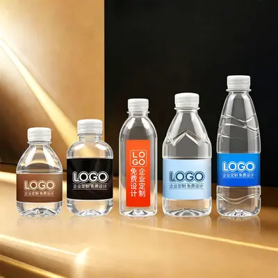 Corporate Logo Mineral Water, Small Bottles, Event Case - 7