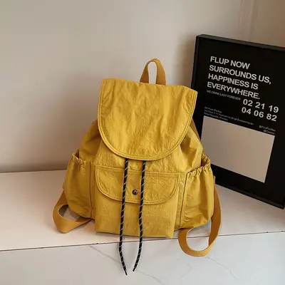 Women's Large Capacity Casual Backpack, Lightweight, Student and Travel - 9