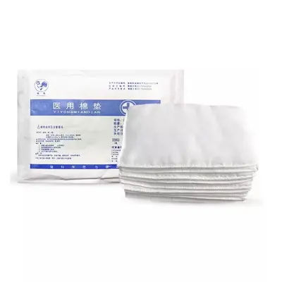 Disposable Sterile Medical Gauze Cotton Pad, Individually Packaged