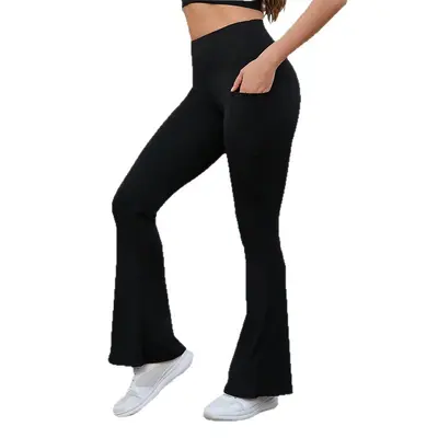 Kadın Yoga Pantolonu, Yüksek Bel, Tüylü Polar, Şekillendirici