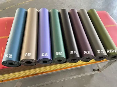 加厚7mm磨砂橡胶瑜伽垫稳定支撑防滑耐磨减震雕刻款厂家批发直销 - 11