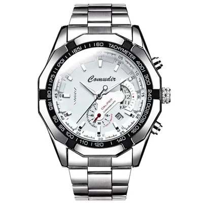 Automatic Men's Watch Calendar Stainless Steel Strap - 7