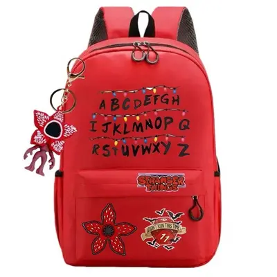 Stranger Things Themed Backpack, Unisex School Bag - 4