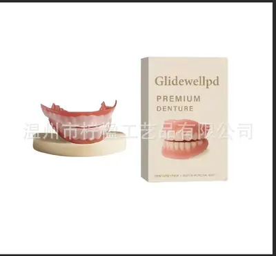Realistic DIY Fake Teeth, Smile Veneers for Upper and Lower Teeth, Stage Props - 10
