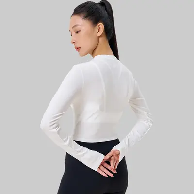 Women's long-sleeve quick-dry breathable sports top
