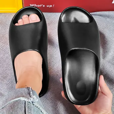 Erkek ev içi ve dışı çift sandalet, hindistan cevizi tek bant terlik, yaz 2020 - 2