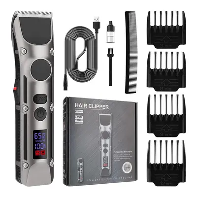 Electric Hair Clipper, High Power, Adjustable Speed, Salon and Home Use