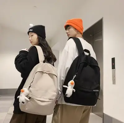 Rucksack, einfaches Design, großes Fassungsvermögen, japanischer Stil