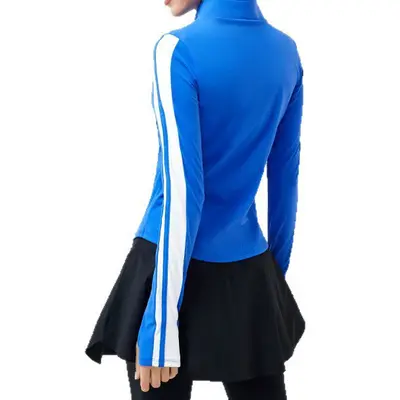 Kadın koşu sporu takımı, dik yaka fermuar, C026