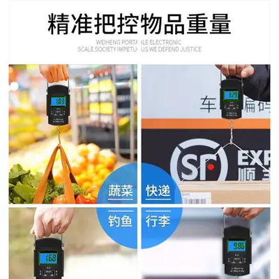 Electronic Hanging Scale 50kg, High Precision, Portable