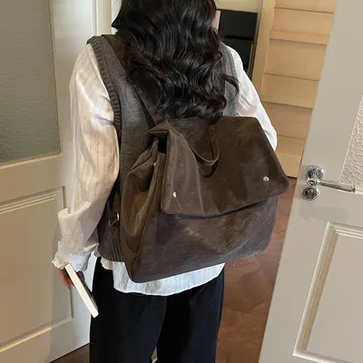 Koreanischer Freizeit-Damenrucksack, großes Fassungsvermögen - 3