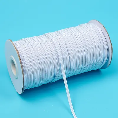 500 renk yassı renkli elastik bant, 3 mm ve 6 mm, manşet bitişi için - 8