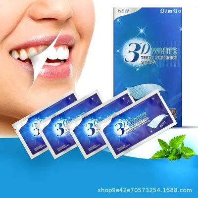 3D Teeth Whitening Strips, Stain Removal, Bright White Teeth Whitening Strips, Wholesale, One-Piece Dropshipping, Direct from Factory, Cross-Border Specialist