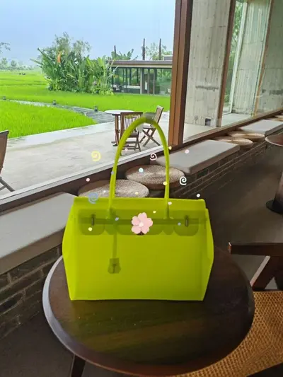 Transparent Silicone Jelly Tote Bag, Large Capacity for Women