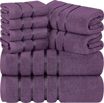 Reines Baumwoll-Sechs-teiliges Handtuchset - 11
