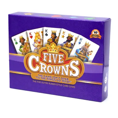 FIVE CROWNS Card Game in Tin Box for Family and Friends
