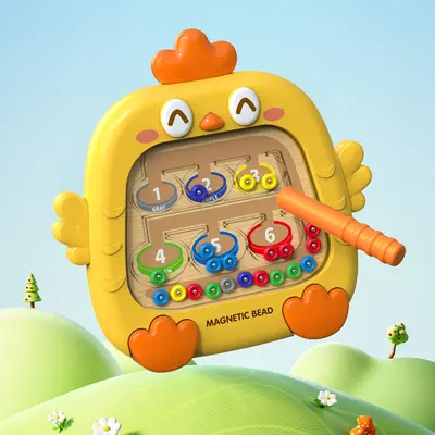 Chick Magnetic Drawing Board with Stylus, Kids Logic Training Toy - 4