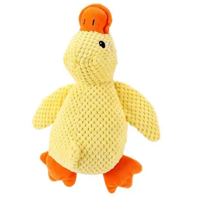 Gelbe Ente Katzenspielzeug mit Katzenminze und Soundeffekten