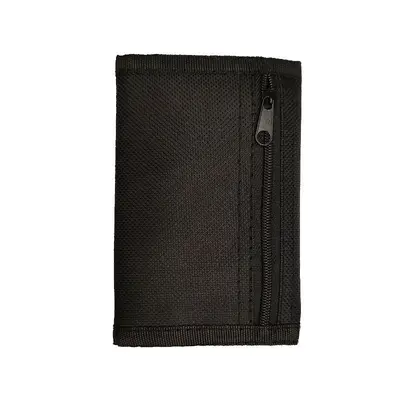 Foldable Oxford fabric men's wallet, three-fold, short style, with card slots - 6