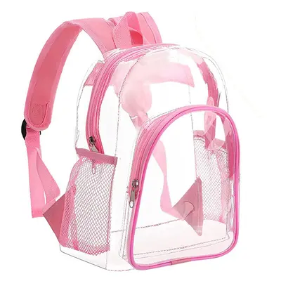 Transparent PVC Student Backpack, Customizable Color - 5