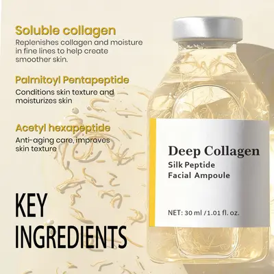 Silk Peptide Intensive Ampoule Kolajen Özü İpek Yoğun Kaldırma Sıvı Ampul
