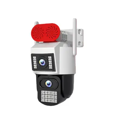 Ev Tipi Aliyun Kablosuz WiFi İzleme Döner Top Kamera Açık Alan Waterproof 360 Derece Kart Girişli Full Renkli Kamera