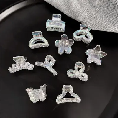 Colorful small hair clip for women princess hair accessory 2024 new side bang hair clip hair barrette hair ornament.
