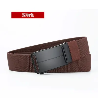 Neue Herrengürtel Elastische Gürtel Dehnbare Gürtel Outdoor Tactical Ledergürtel Geflochtene Nylongürtel mit Automatikschnalle Großhandel - 12