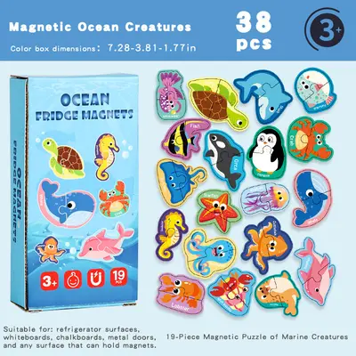 Cartoon-Magnet-Kühlschrankaufkleber, 8 Designs - 8