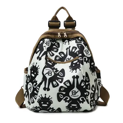 Oxford Fabric Backpack, Large Capacity, Lightweight Mommy Bag - 8