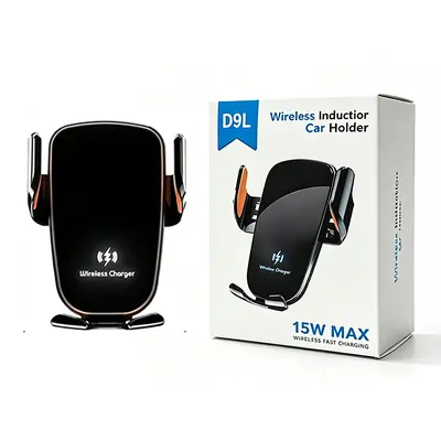 Car Air Vent Phone Holder with 15W Wireless Charging, Anti-Shake - 6