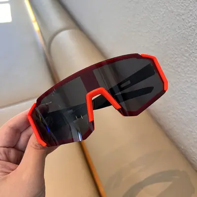 Square Sunglasses for Men with Large Faces, Windproof Cycling Glasses - 13