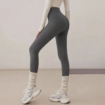 Damen High-Waist Yogahose nahtlos - 11