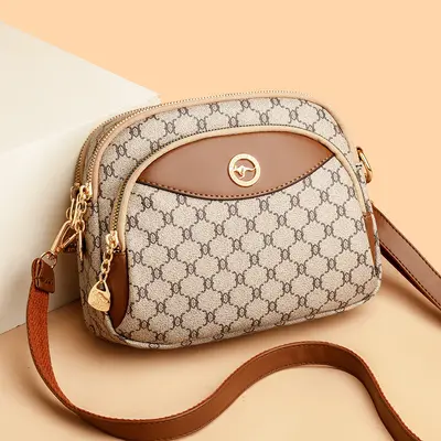 Women's Shoulder Bag, Leather-Look, Multi-Layer, 2026 Korean Style - 3