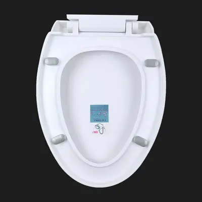 Softclose-Toilettensitz aus verstärktem PP, umweltfreundlich