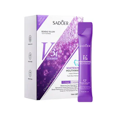 V34 Whitening Toothpaste, Plaque Removal and Deep Cleaning - 11
