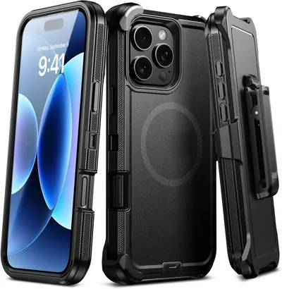 iPhone 18 Pro Max three-proof magnetic case, neutral colors - 8