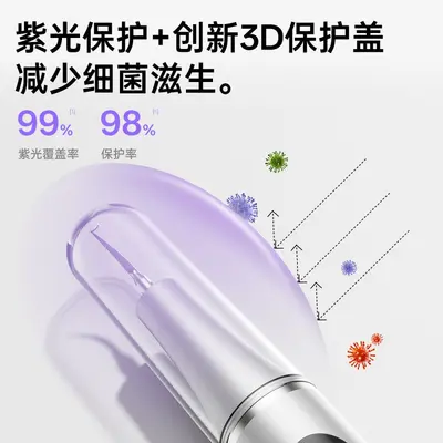 源头工厂5件套家用超声波洁牙器冲烟渍牙洗牙器口腔清洁套装批发