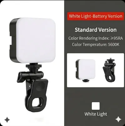 Akıllı Telefon Selfie Canlı Yayın Dolgu Işığı RGB Taşınabilir Kamera Fotoğraf Video Güzellik LED Tofu Cep Işık Lambası - 8