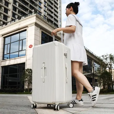 Aluminum Frame Large Suitcase, Combination Lock, Silent Universal Wheels - 6