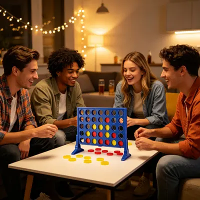 Gomoku Connect Four Desktop Board Game Interactive Children's Toy