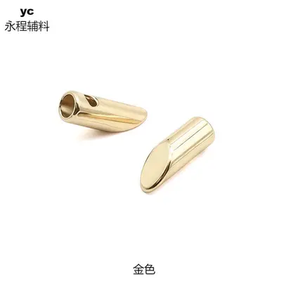 3.5mm Zinc Alloy Metal Drawstring Cord End Lock, for Pant Cords