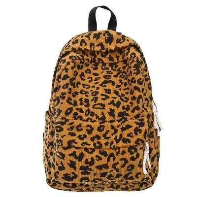 Leopard Print Backpack, Large Capacity, for College Students - 5