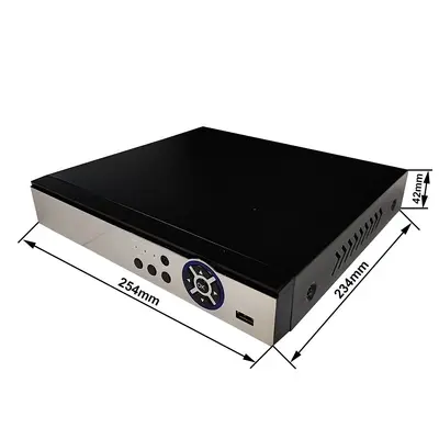8 kanallı 4K DVR video kaydedici, 6 format uyumlu